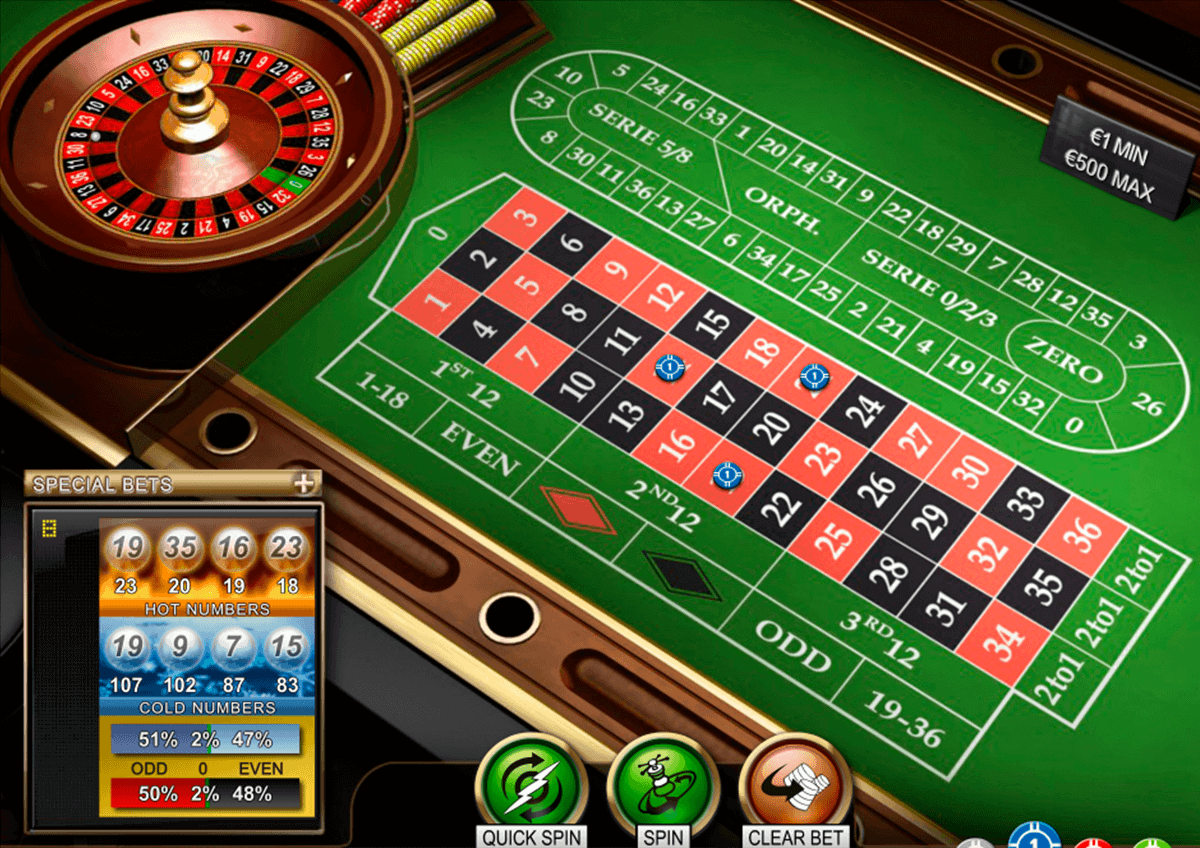 table roulette casino en ligne